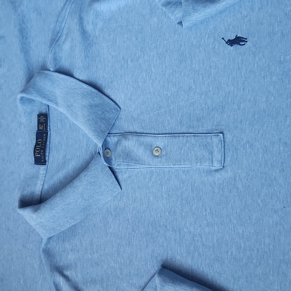 Polo Ralph Lauren Other - POLO RALPH LAUREN Men's Big & Tall Soft Cotton Polo Shirt, XLT, Light Blue